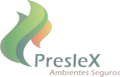 Preslex Ambientes seguros! Logo
